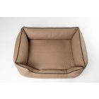 NRDOGS Lux Braun Hundebett + Geschenk Hundedecke XL 106x82 cm