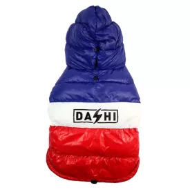 Dashi Stripes Rot&Blau Hundemantel