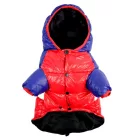 Dashi Stripes Rot&Blau Hundemantel