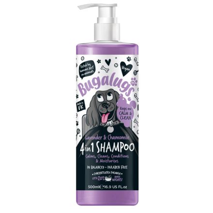 Bugalugs 4 in 1 Hundeshampoo Lavendel und Kamille