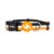 Dashi Stripes Orange&Schwarzer Kragen