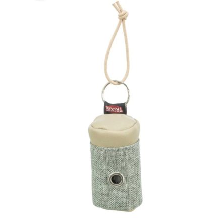 Trixie Poop bag holder mit 20 Beuteln, Leinwand/Kunstleder