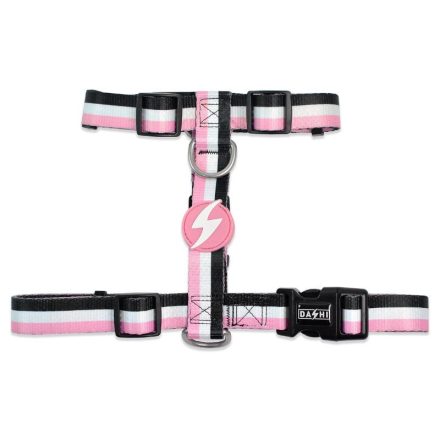 Dashi Stripes Rosa&Schwarz H-Geschirre