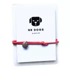 NRDOGS Fußabdruck Armband Rot