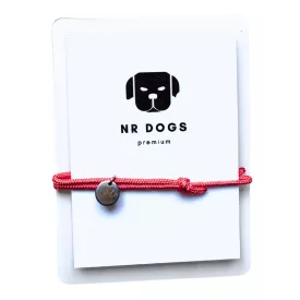 NRDOGS Fußabdruck Armband Rot