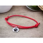 NRDOGS Fußabdruck Armband Rot