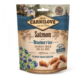   Carnilove Dog Crunchy Snack - Lachs mit Fleisch und Blaubeeren 200g