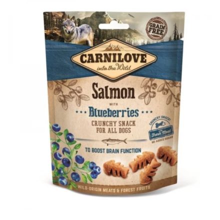 Carnilove Dog Crunchy Snack - Lachs mit Fleisch und Blaubeeren 200g