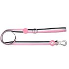 Dashi Stripes Rosa&Schwarz Leine
