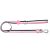 Dashi Stripes Rosa&Schwarz Leine
