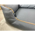 NRDOGS Lux Grau Hundebett + Geschenk Hundedecke