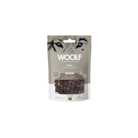 Woolf Gekochtes Ziegenfleisch Würfel Monoprotein Belohnung 100g