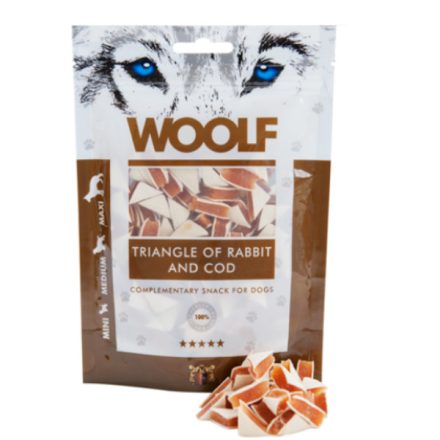 Woolf Kaninchen Fischdreieck 100g