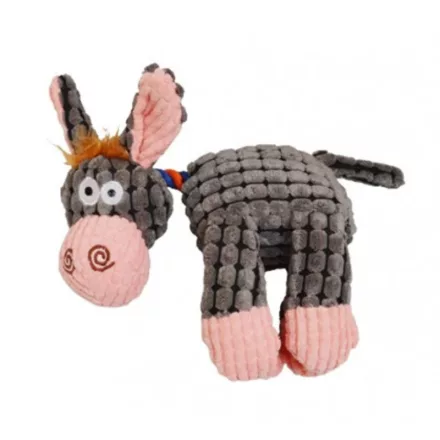 Plüss szamár hanggal 24 cm