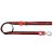 Dashi Stripes Rot&Schwarz Leine