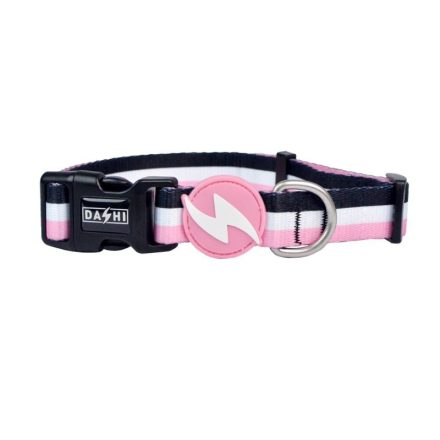 Dashi Stripes Rosa&Schwarzer Kragen M (35-54cm)