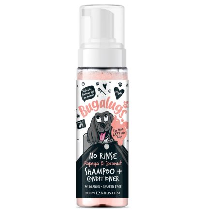 Bugalugs No Rinse Shampoo Kokosnuss und Papaya 200 ml