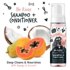Bugalugs No Rinse Shampoo Kokosnuss und Papaya 200 ml