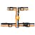 Dashi Stripes Orange&Schwarz H-Geschirre