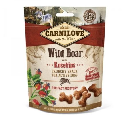 Carnilove Dog Crunchy Snack - Wildschwein mit Fleisch und Hagebutte 200g