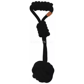 M-PETS Seilball mit Griff 36cm schwarz