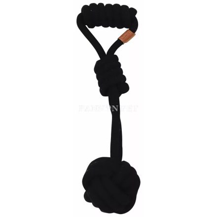 M-PETS Seilball mit Griff 36cm schwarz