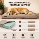 GOMEZ Wasserdichtes Hundebett Zuma Grau