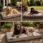 GOMEZ Wasserdichtes Hundebett Zuma Grau