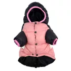 Dashi Stripes Pink&Schwarz Hundemantel