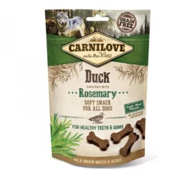   CarniLove Carnilove Hund Halbfeuchter Snack -  Ente mit Rosmarin 200g