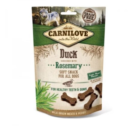 CarniLove Carnilove Hund Halbfeuchter Snack -  Ente mit Rosmarin 200g