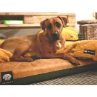 Premium Hundebett Soft Magic Okker XL (120x80cm)