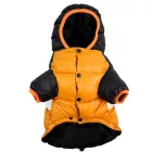 Dashi Stripes Orange&Schwarz Hundemantel 2XL (48 cm Rückenlänge)