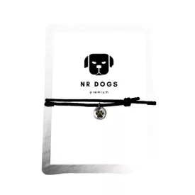 NRDOGS Fußabdruck Armband Schwarz