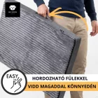 GOMEZ Wasserdichtes Hundebett Zuma Grau
