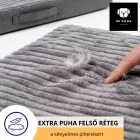 GOMEZ Wasserdichtes Hundebett Zuma Grau