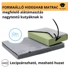 GOMEZ Wasserdichtes Hundebett Zuma Grau